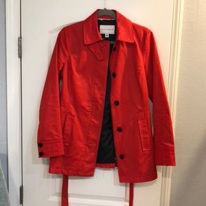 Banana Republic Red Trench Coat